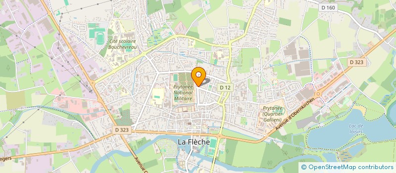 localisation de l'entreprise GLD CONCEPTION à LA FLECHE