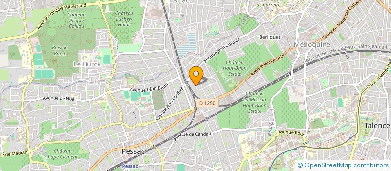 localisation de l'entreprise GLD CONSEIL  PESSAC