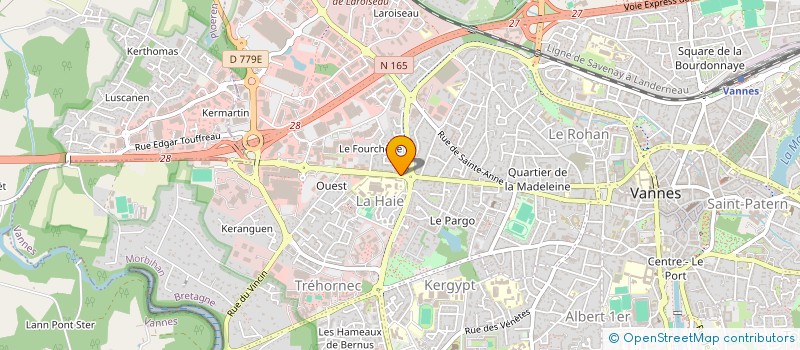 localisation de l'entreprise GLD CUISINES à VANNES
