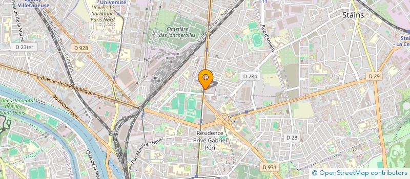 localisation de l'entreprise GLD FIRST à SAINT-DENIS