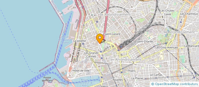 localisation de l'entreprise GLD-GROUPE LASSOUANE DISTRIBUTION à MARSEILLE