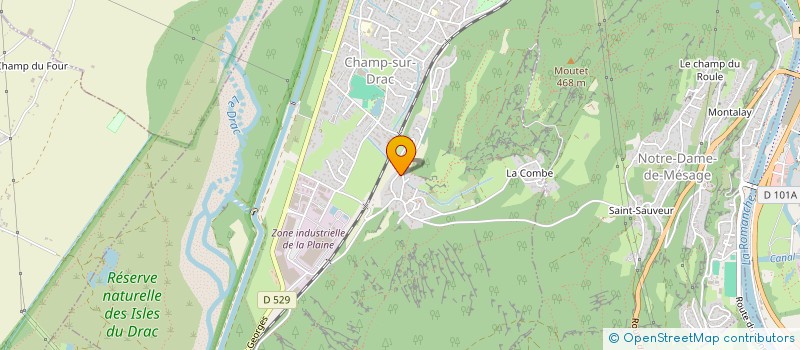 localisation de l'entreprise GLD IMMO  CHAMP-SUR-DRAC