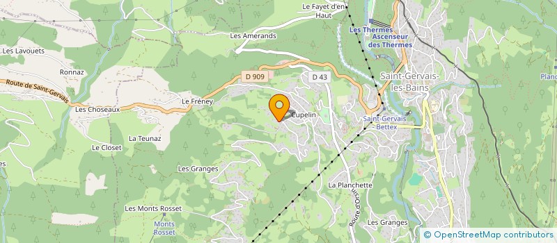 localisation de l'entreprise GLD IMMOBILIER  SAINT-GERVAIS-LES-BAINS