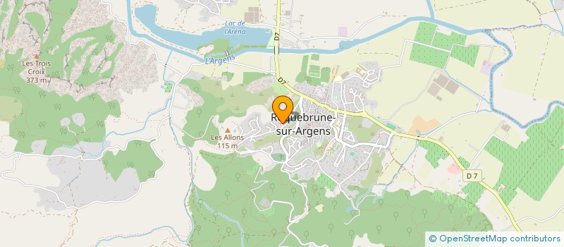 localisation de l'entreprise GLD INVEST  ROQUEBRUNE-SUR-ARGENS