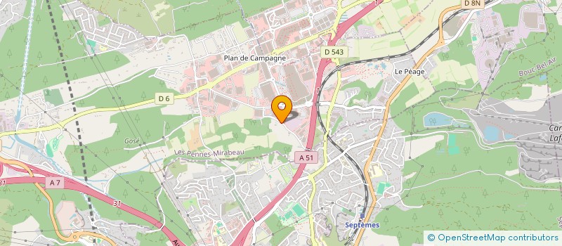 localisation de l'entreprise GLD PLAN à LES PENNES-MIRABEAU