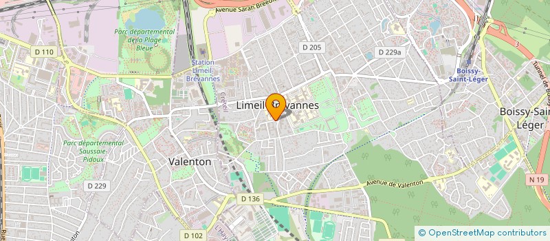 localisation de l'entreprise GLD SECURITY  LIMEIL-BREVANNES