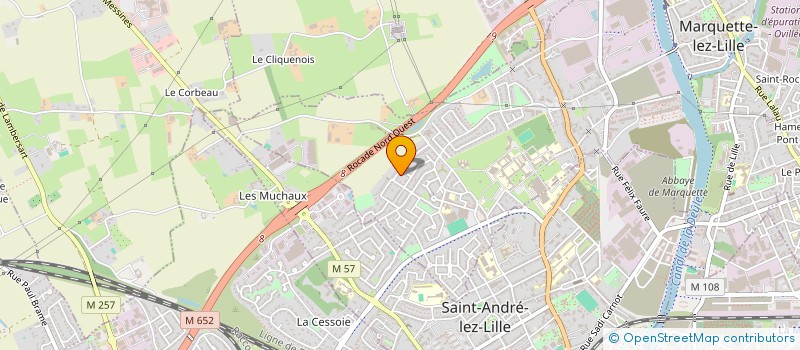 localisation de l'entreprise GLE FINANCES  MARQUETTE-LEZ-LILLE