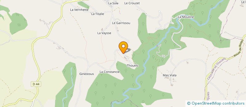 localisation de l'entreprise GLEE  LESTRADE ET THOUELS