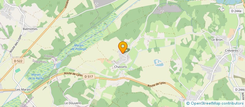 localisation de l'entreprise GLEF  ARANDON-PASSINS