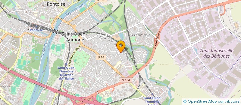 localisation de l'entreprise GLELE-EXPORT-SARL à SAINT-OUEN-L'AUMONE