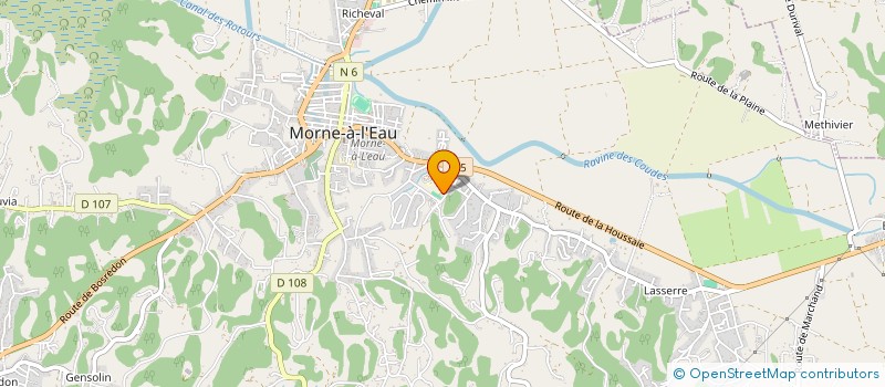 localisation de l'entreprise GLEM AMENAGEMENT  MORNE A L EAU