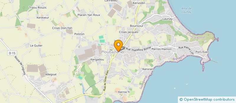 localisation de l'entreprise GLEM'S  PLOUBAZLANEC