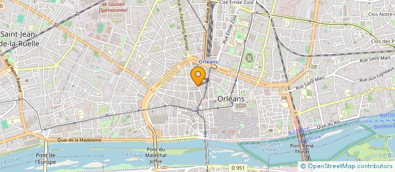 localisation de l'entreprise GLEM TEX à ORLEANS