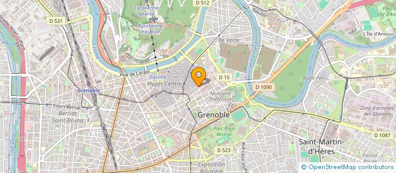 localisation de l'entreprise GLENAT PRODUCTION à GRENOBLE