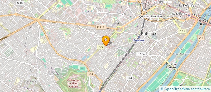 localisation de l'entreprise GLENELEC à SURESNES
