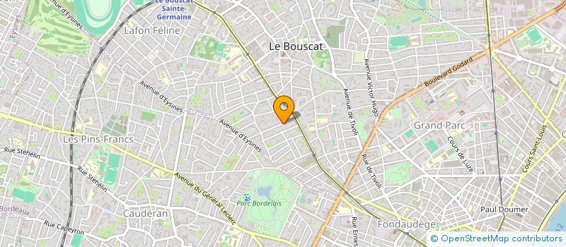 localisation de l'entreprise GLENELYN  LE BOUSCAT