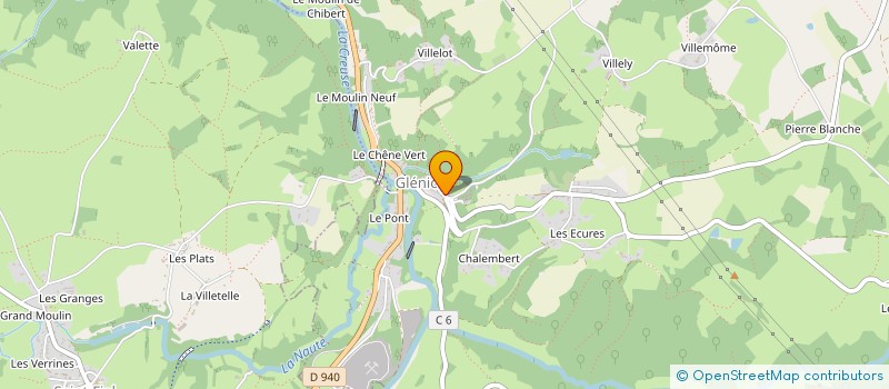 localisation de l'entreprise GLENIC SPORT NATURE à GLENIC