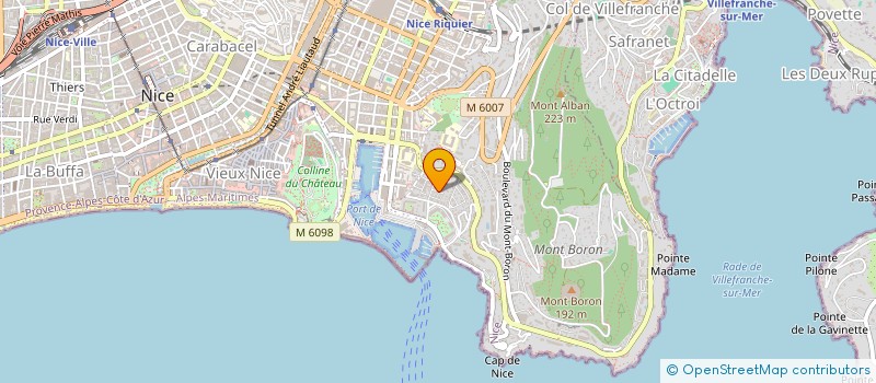 localisation de l'entreprise GLENMOR à NICE