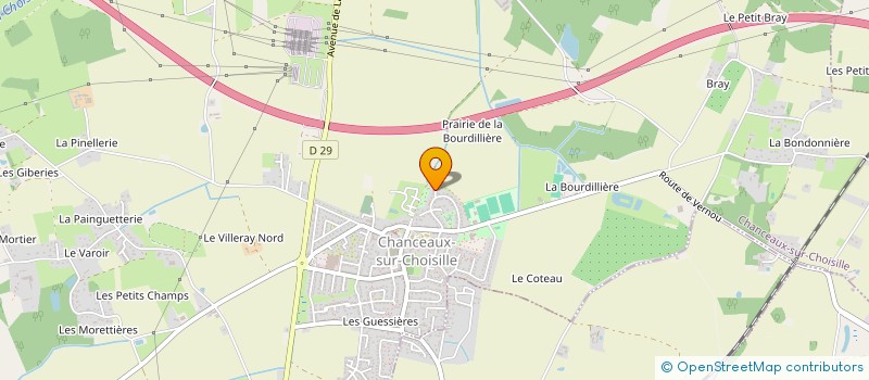 localisation de l'entreprise GLENN-KARL-CHARLES à CHANCEAUX-SUR-CHOISILLE
