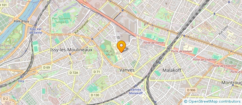 localisation de l'entreprise GLENN PLOMBERIE à VANVES