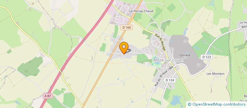 localisation de l'entreprise GLENN RACINEUX  MOZE-SUR-LOUET