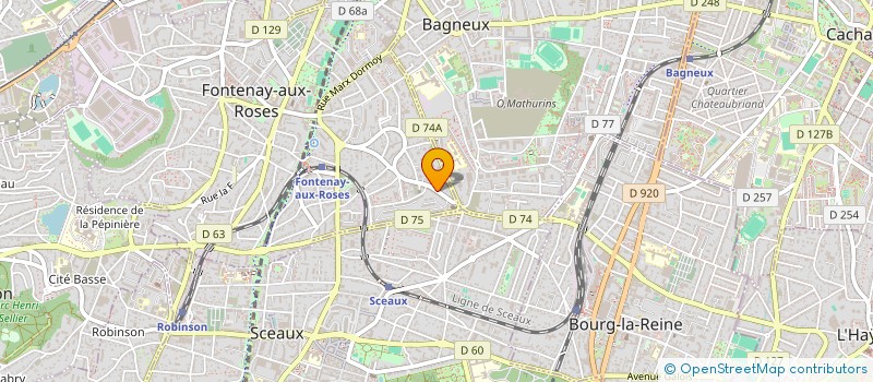 localisation de l'entreprise GLEORNE SOLUTIONS à FONTENAY-AUX-ROSES