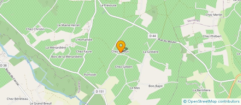 localisation de l'entreprise GLEPA DE PEULBERT à VERRIERES
