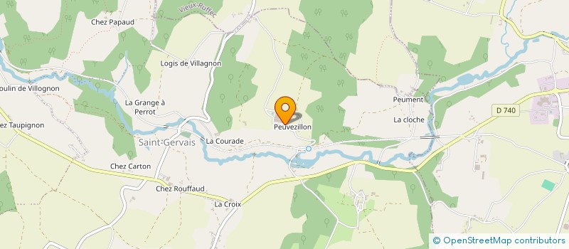localisation de l'entreprise GLEPA DES PORCS à NANTEUIL-EN-VALLEE