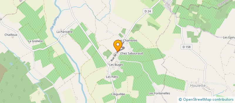 localisation de l'entreprise GLEPA VEILLON à SIGOGNE