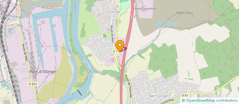 localisation de l'entreprise GLESER  ILLANGE