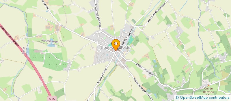 localisation de l'entreprise GLEV  GODEWAERSVELDE