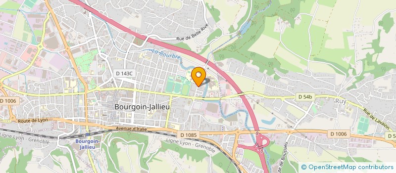 localisation de l'entreprise GLEYZE BERNARD ET PASCALE à BOURGOIN-JALLIEU