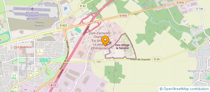 localisation de l'entreprise GLF 2 à CHARTRES