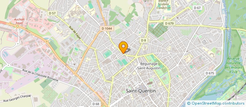 localisation de l'entreprise GLF à SAINT QUENTIN