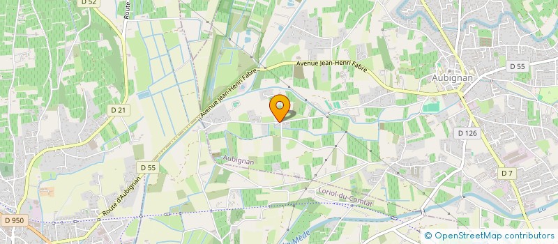 localisation de l'entreprise GLF  AUBIGNAN