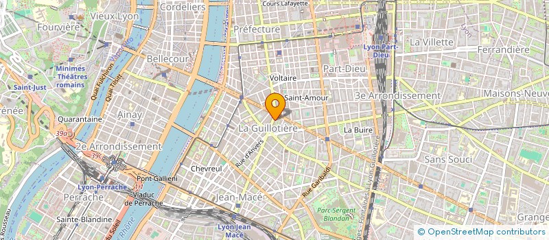 localisation de l'entreprise GLF5  LYON