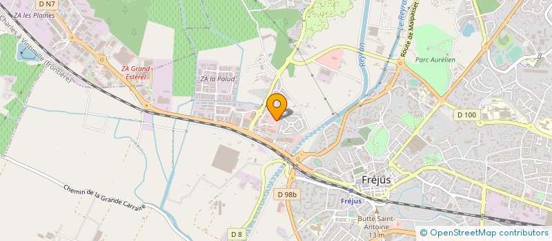 localisation de l'entreprise GLG à FREJUS