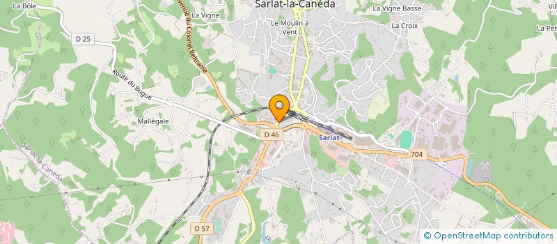 localisation de l'entreprise GLG à SARLAT-LA-CANEDA