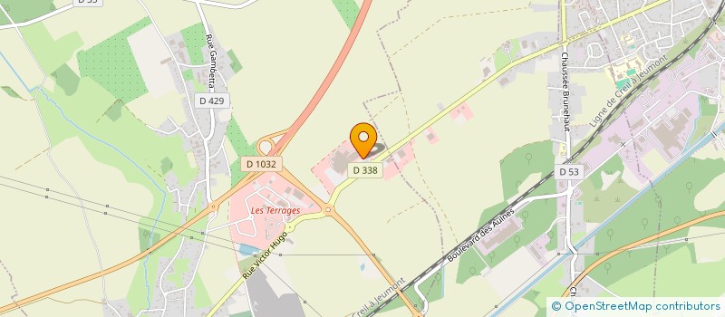 localisation de l'entreprise GLG à VIRY-NOUREUIL