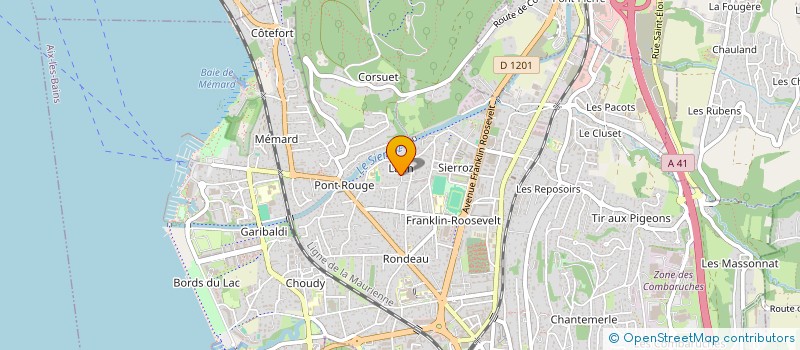 localisation de l'entreprise GLG  AIX-LES-BAINS