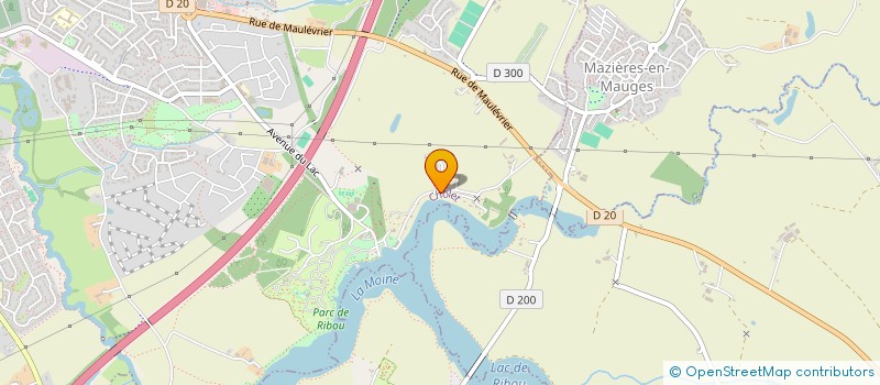 localisation de l'entreprise GLG BAT à CHOLET