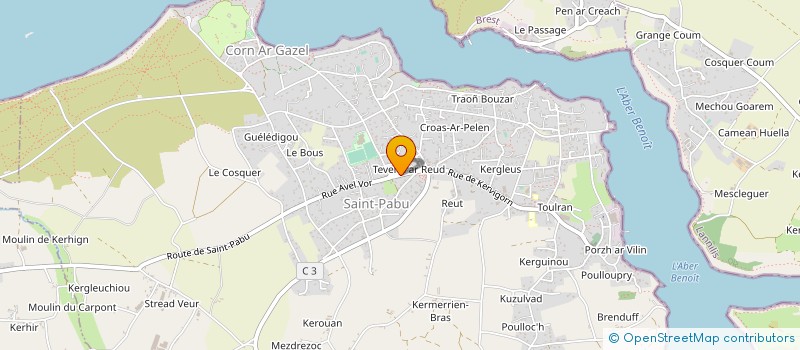 localisation de l'entreprise GLG ELECTRICITE  SAINT-PABU