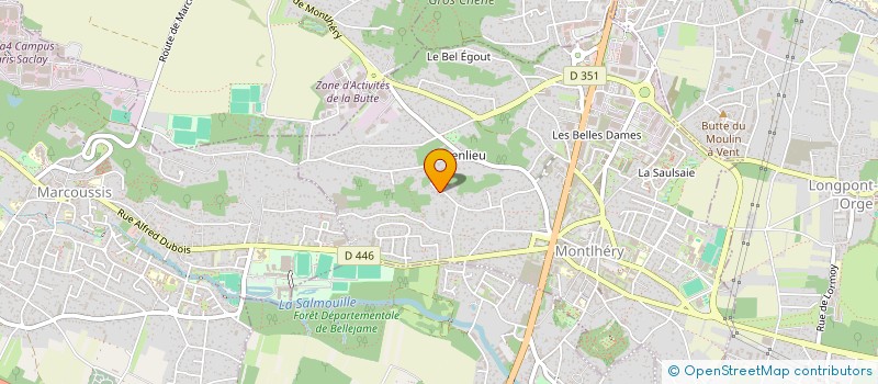 localisation de l'entreprise GLG MONTHLERY  MONTLHERY