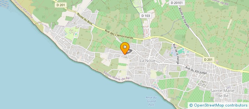 localisation de l'entreprise GLGA  SAINTE-MARIE-DE-RE