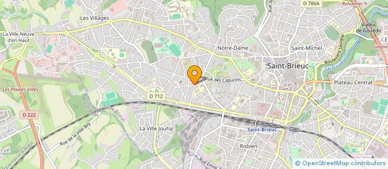 localisation de l'entreprise GLGC à SAINT-BRIEUC