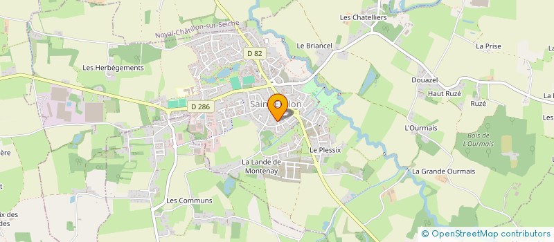 localisation de l'entreprise GLGP à SAINT-ERBLON
