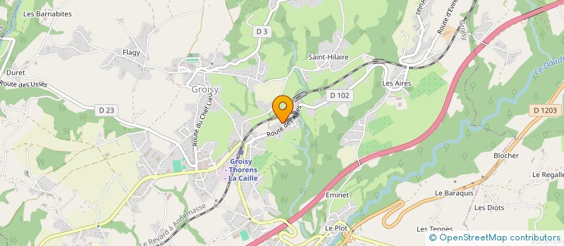 localisation de l'entreprise GLH GREEN LOGISTICS  GROISY