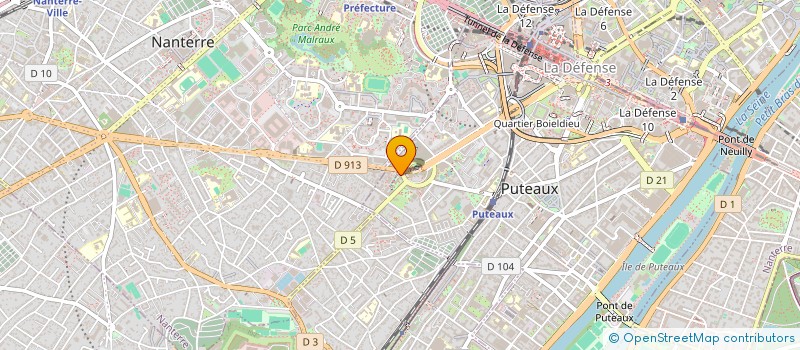localisation de l'entreprise GLI CONSULTING à PUTEAUX