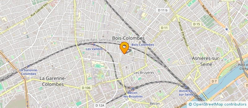 localisation de l'entreprise GLI FRATELLI à BOIS-COLOMBES