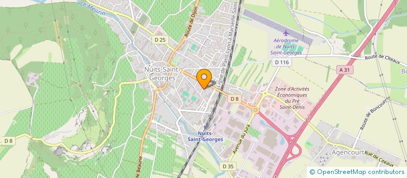 localisation de l'entreprise GLIAL INVEST  NUITS-SAINT-GEORGES